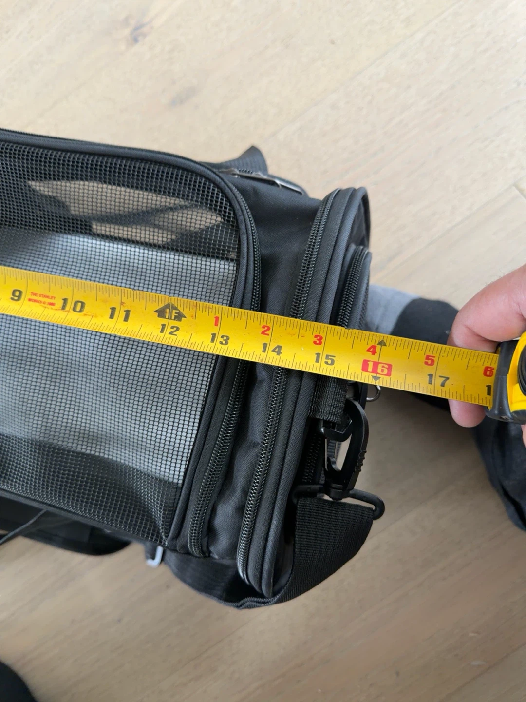 Black Pet Carrier Bag - photo 3