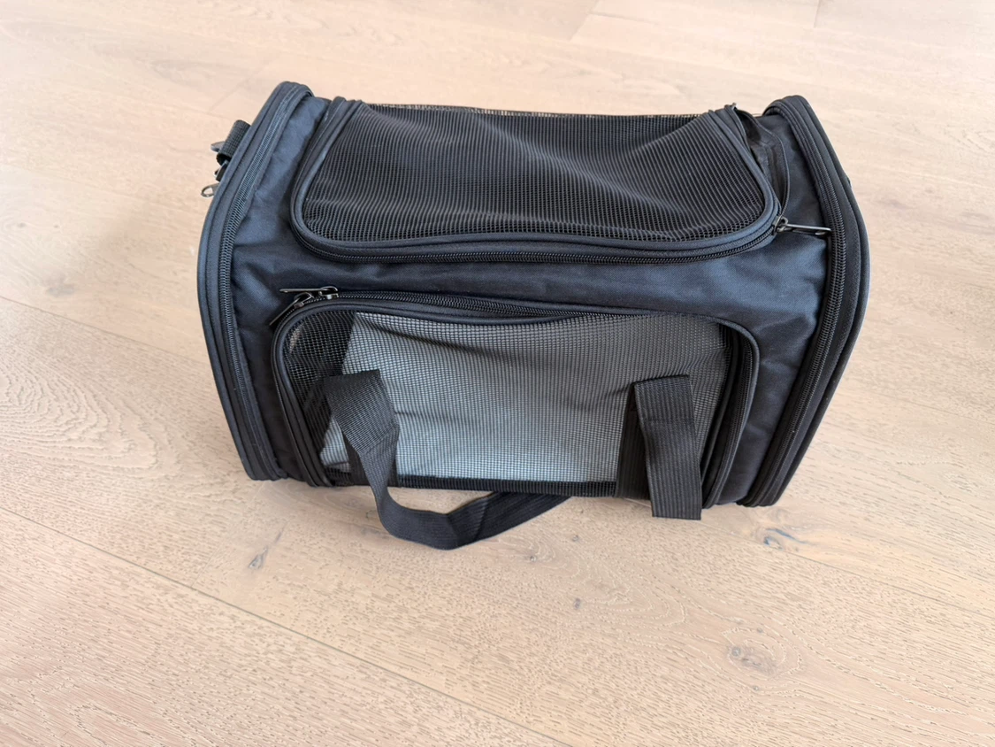 Black Pet Carrier Bag - photo 4