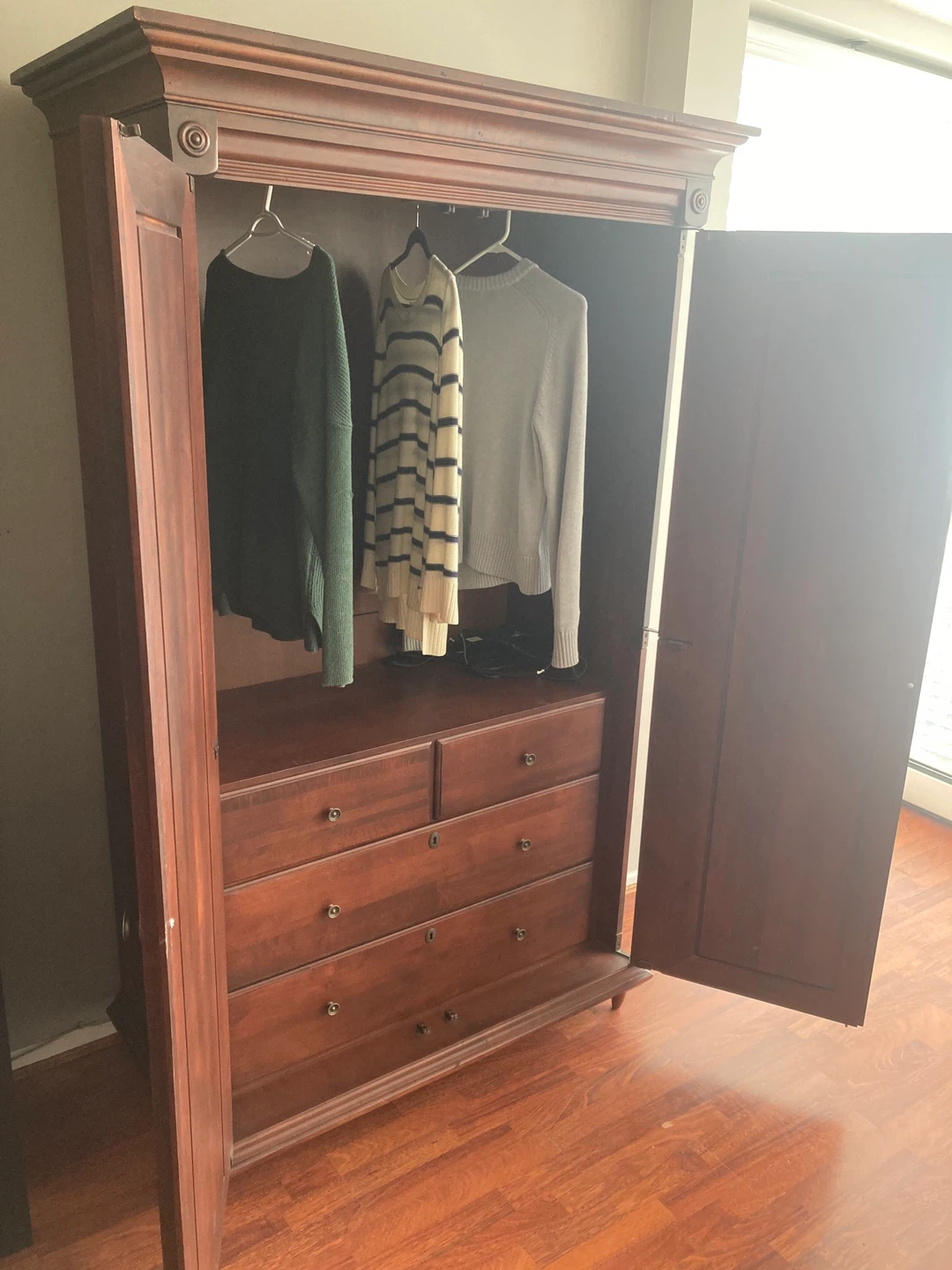 Solid Maple Armoire - photo 3
