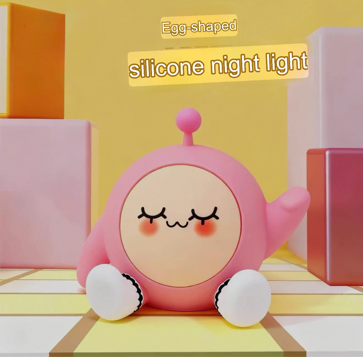 Egg-shaped night light