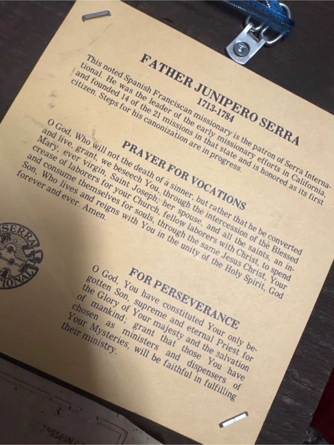 Father Junipero Serra Wood Carving - photo 2