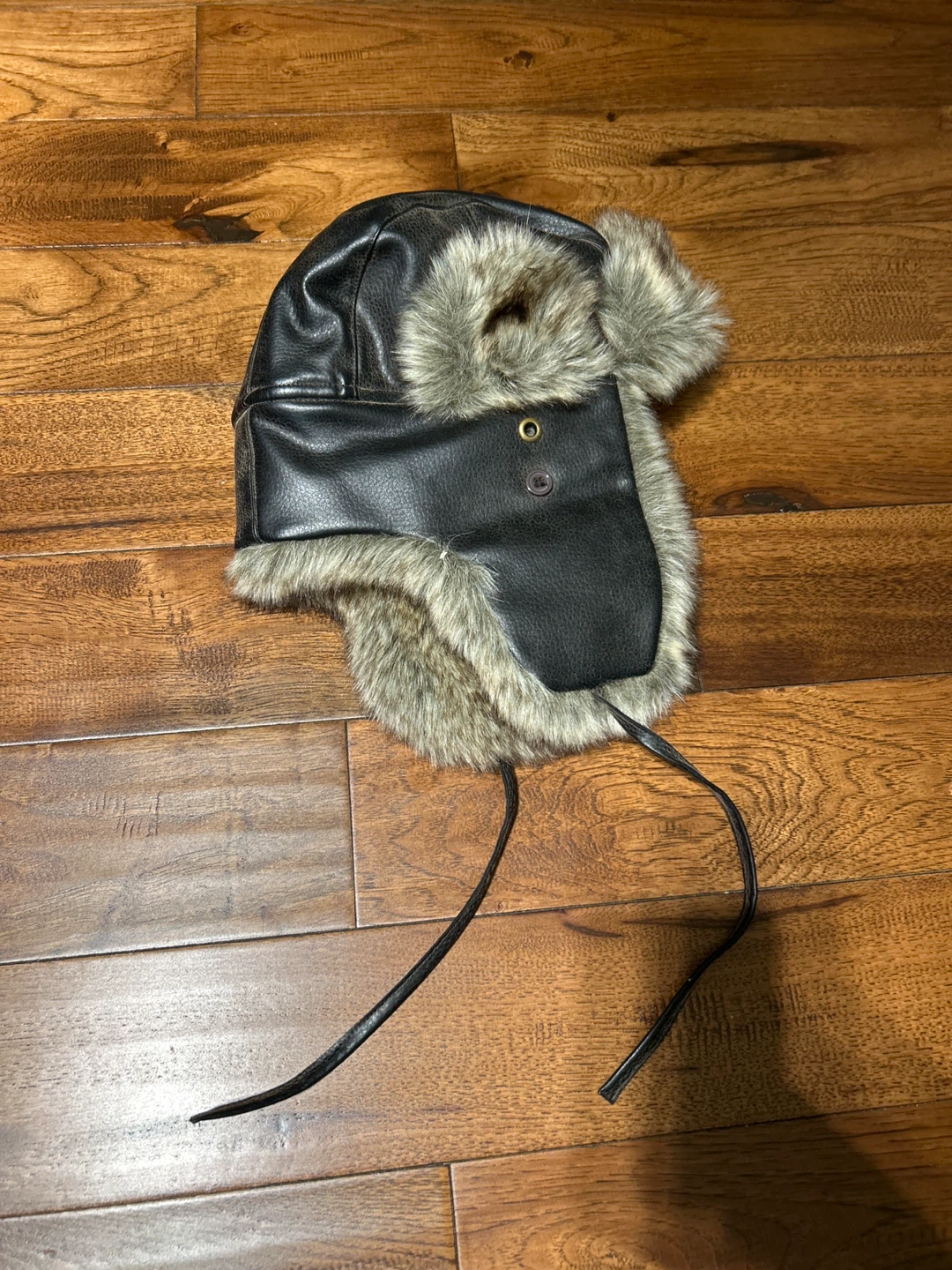 Simons Faux Leather Trapper Hat A261 - photo 2