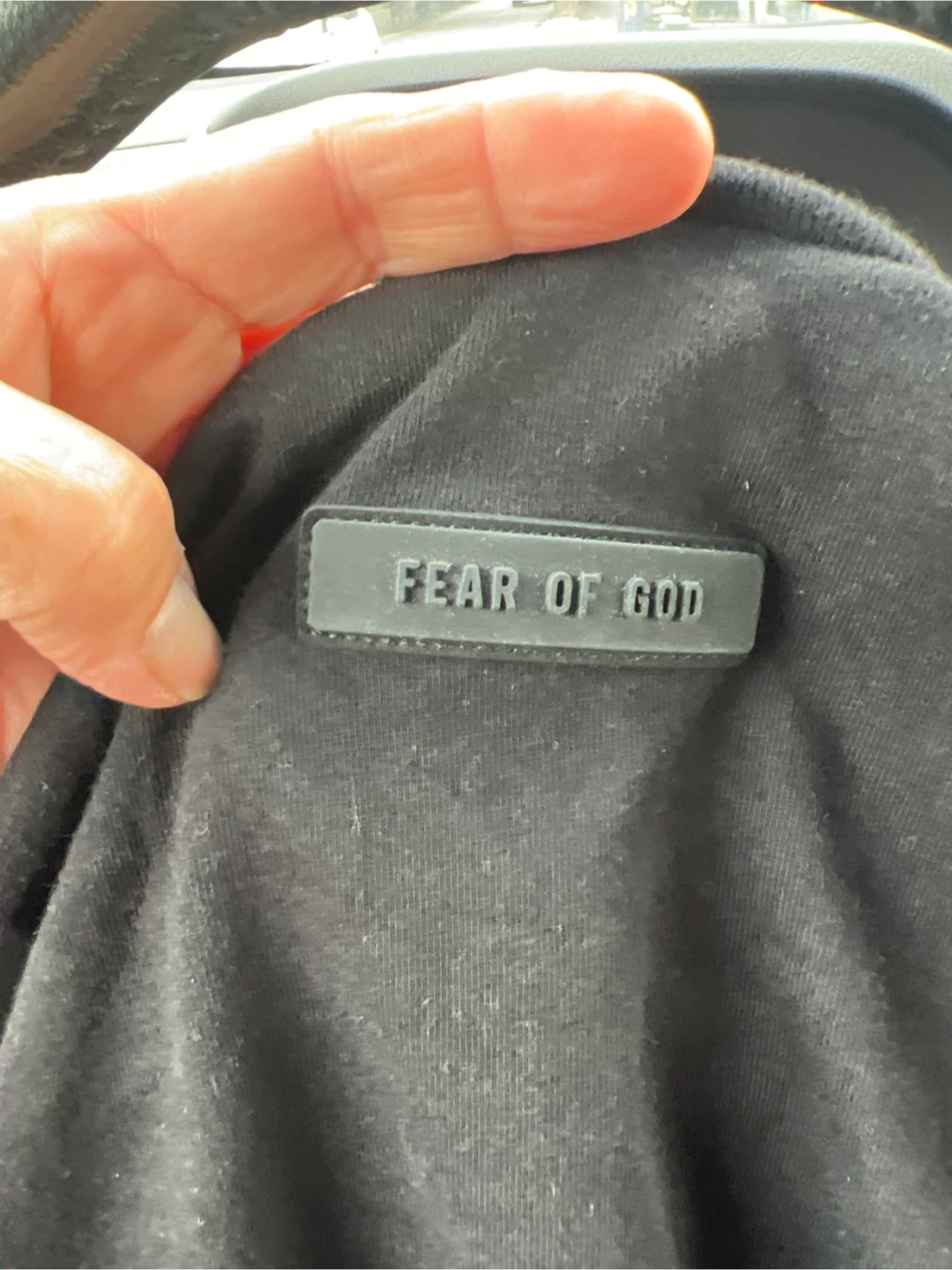 FEAR OF GOD ESSENTIALS Black T-Shirt Size 6/7 - photo 3
