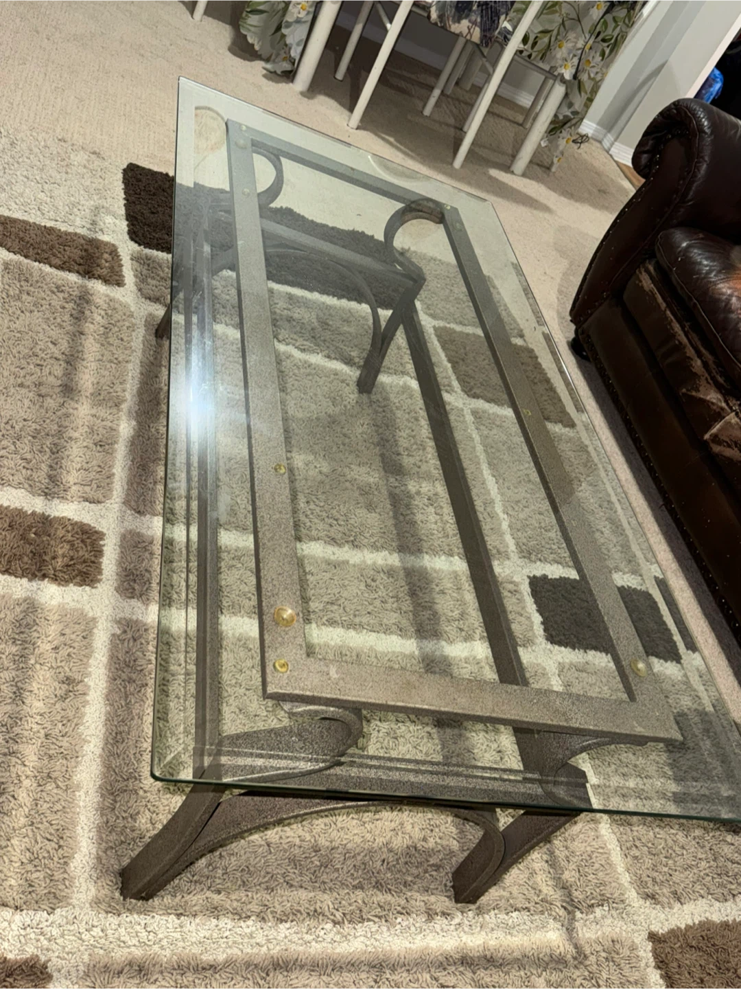 Glass Top Coffee Table