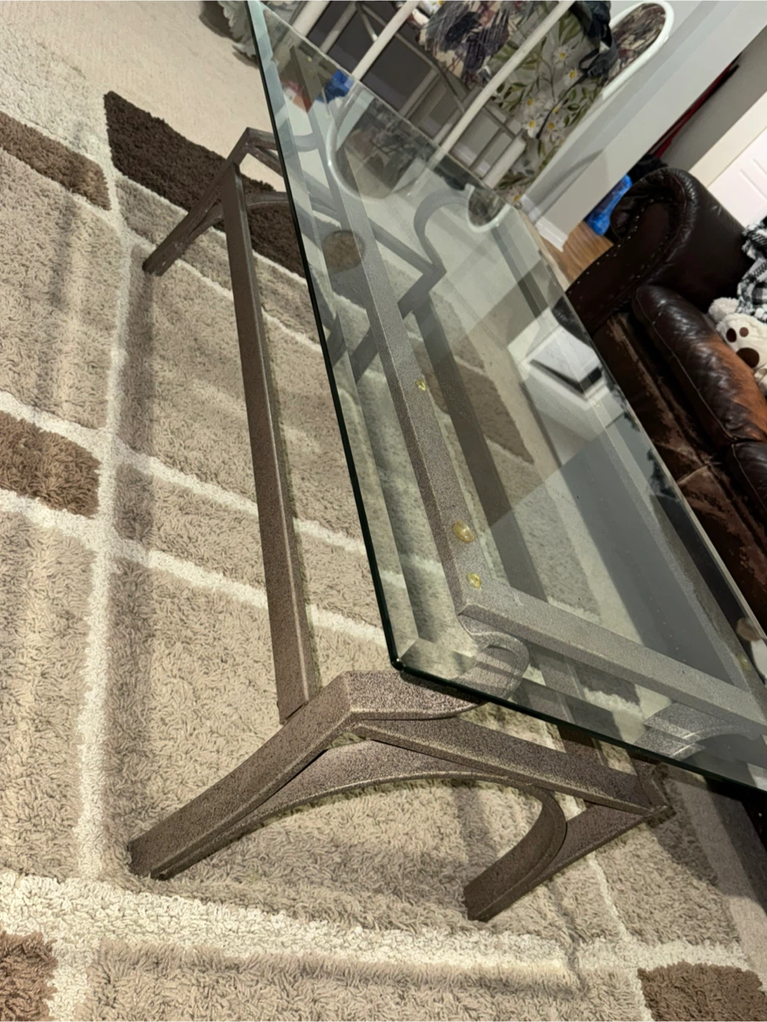 Glass Top Coffee Table - photo 2