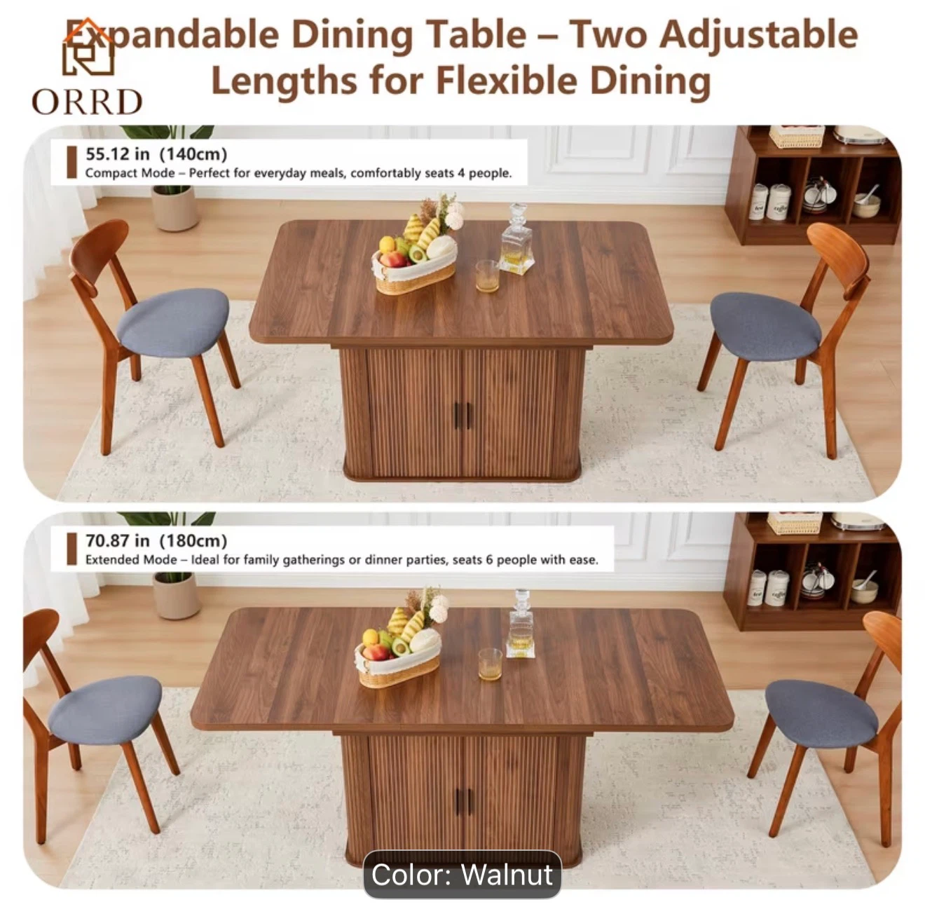 ORRD Expandable Dining Table - photo 2