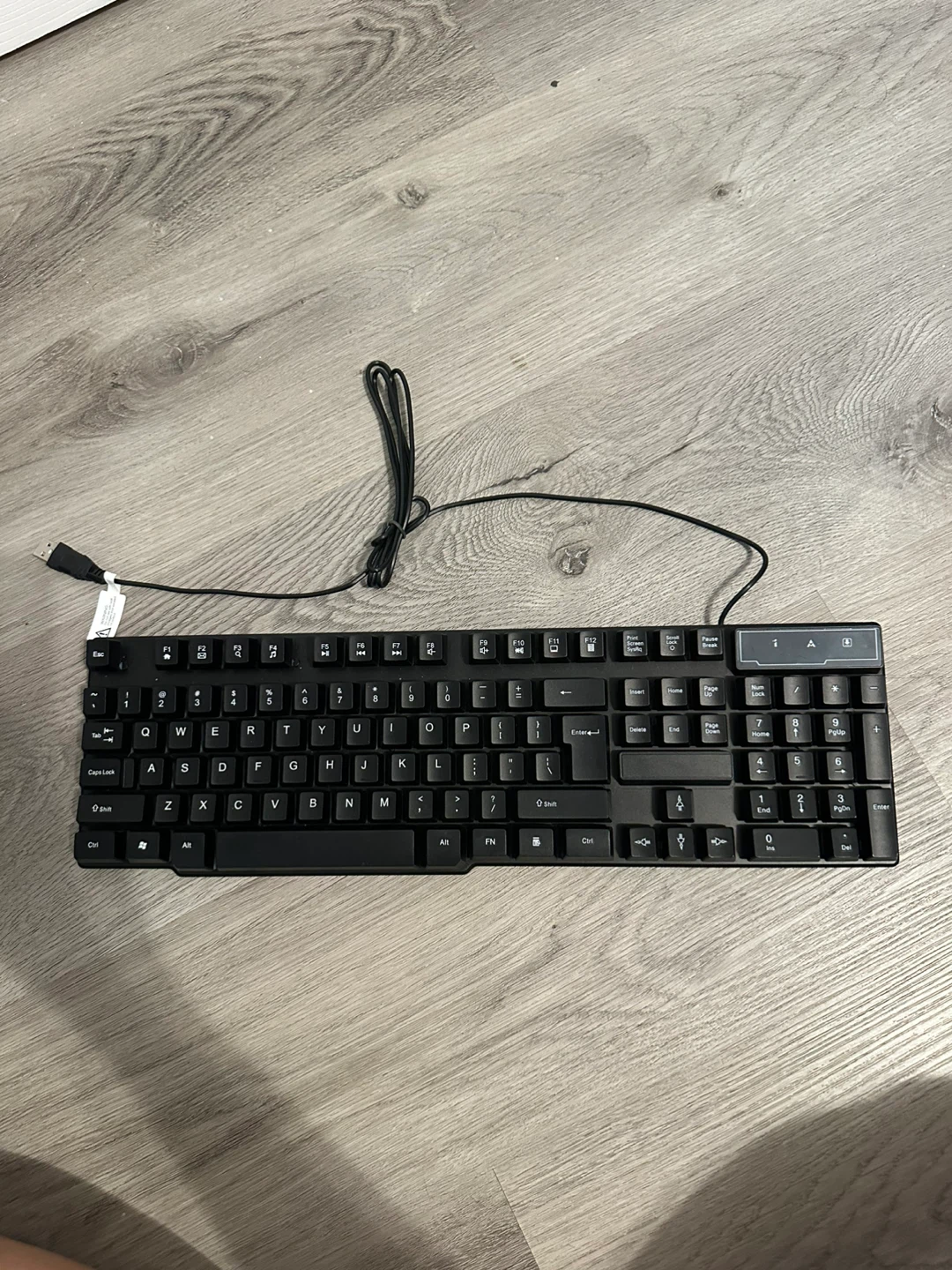 USB Wired Keyboard Black NEW