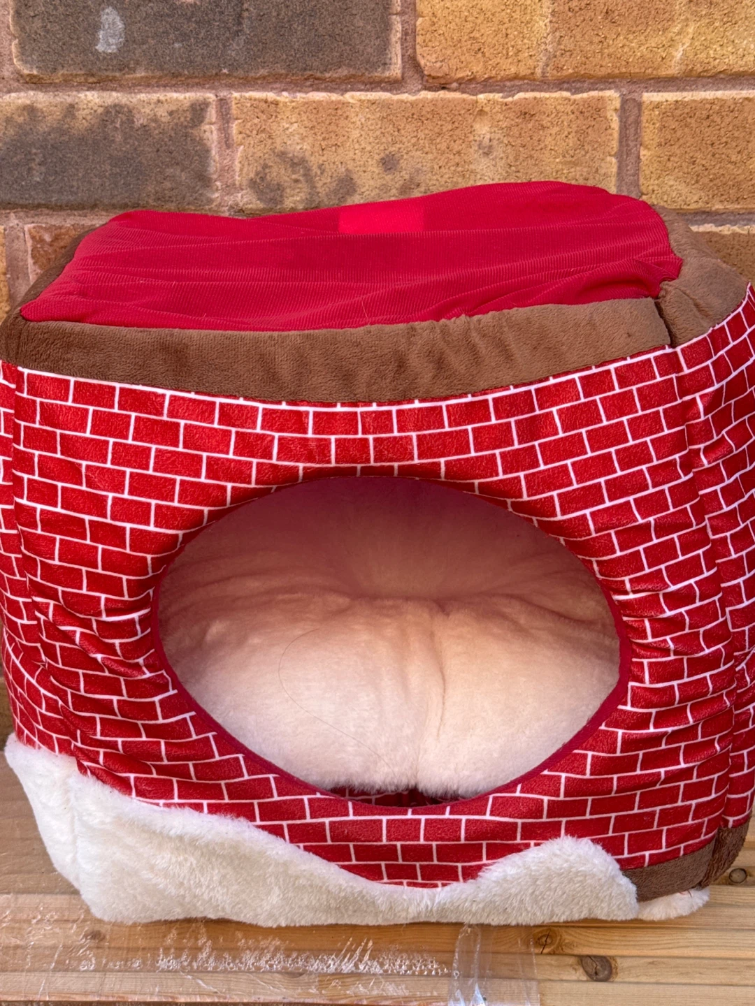 Christmas Chimney Pet Bed