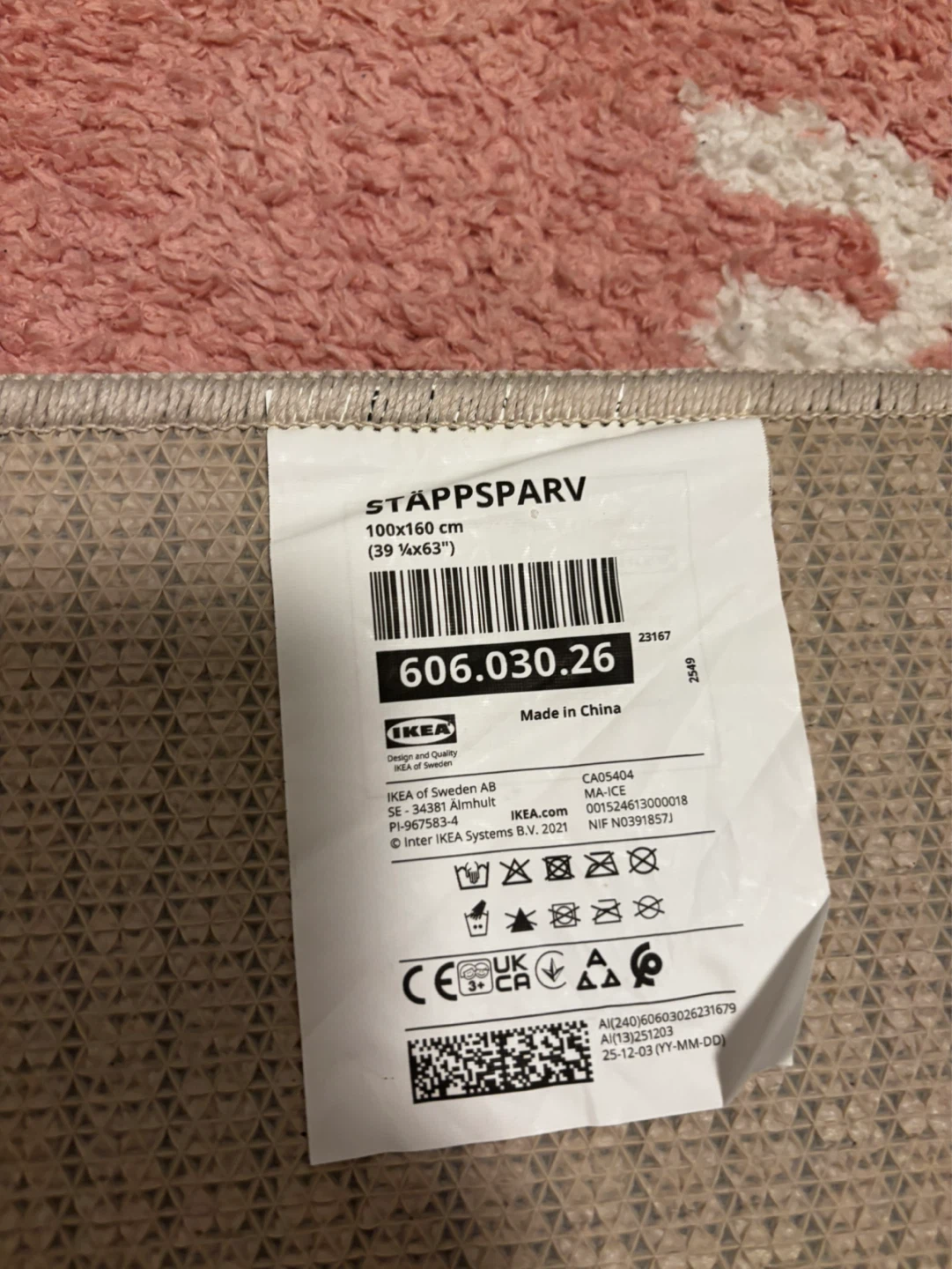 IKEA STÄPPSPARV Hopscotch Rug 100x160 cm - photo 2