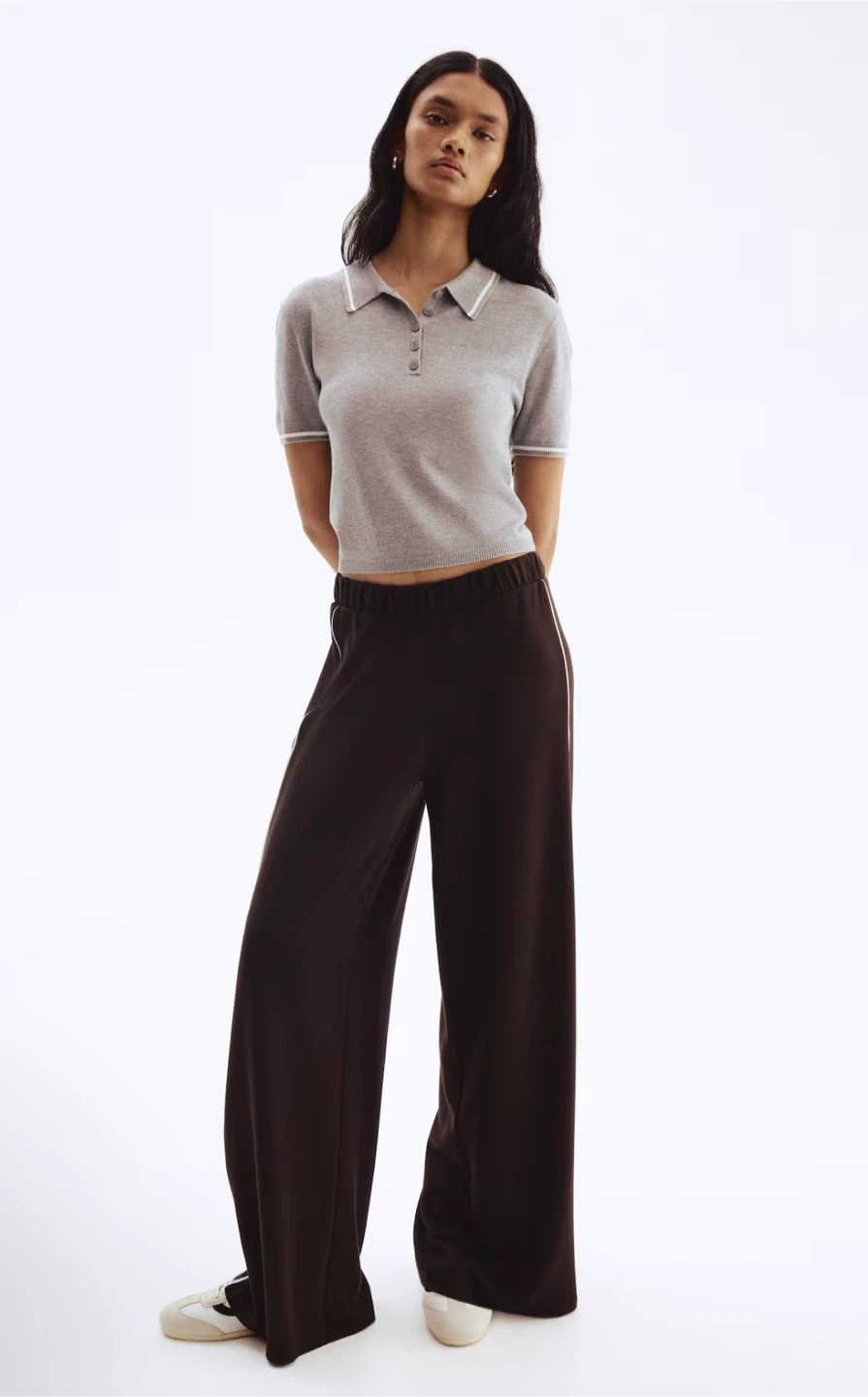 Wide Leg Pull on Pants