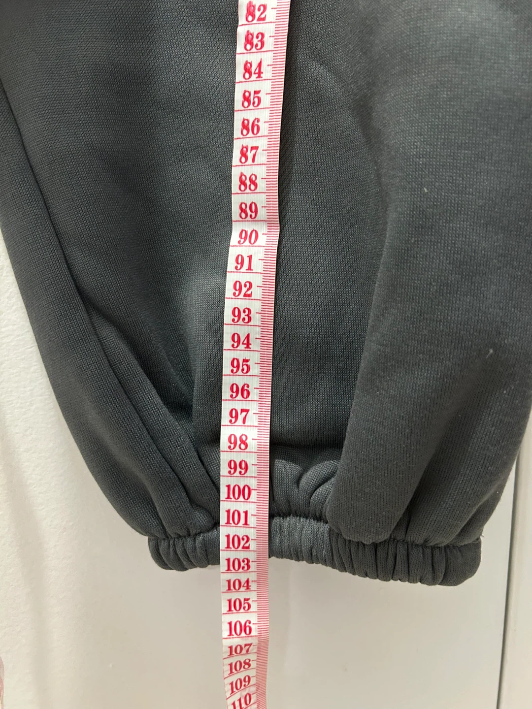 Grey V-Crossover Waist Sweatpants - Fleece Lined Joggers - photo 5