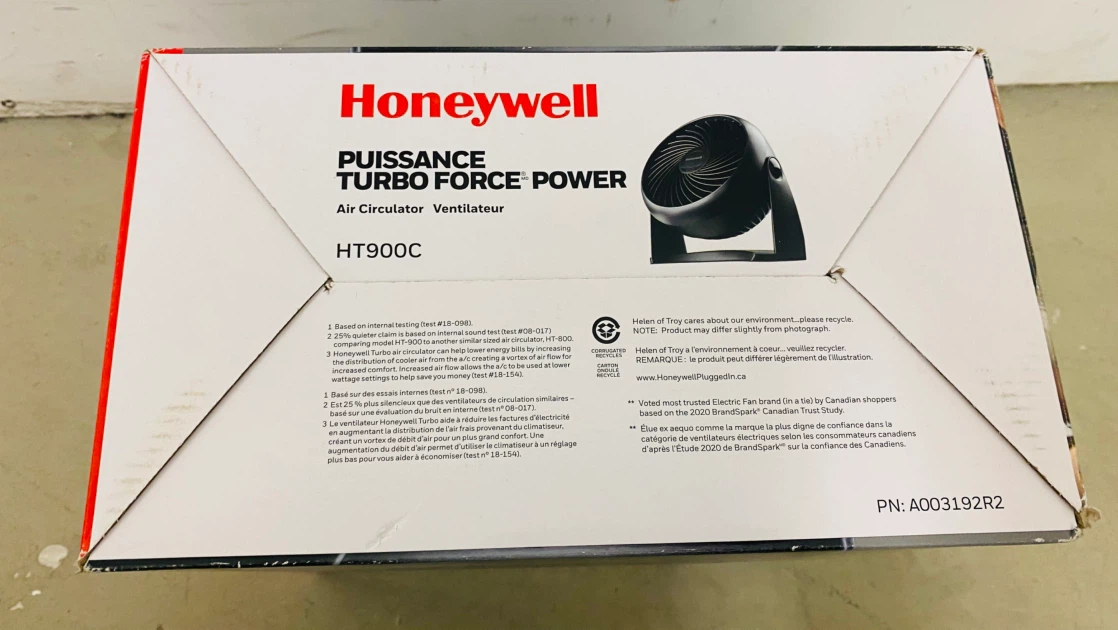 Honeywell Turbo Force Power Air Circulator Fan - New, Sealed - photo 5