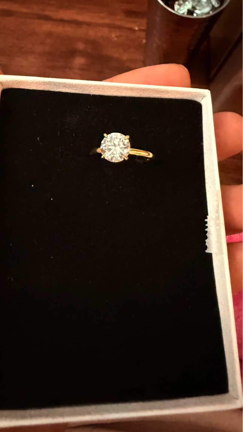 Sterling Silver Ring with Crystal - photo 2