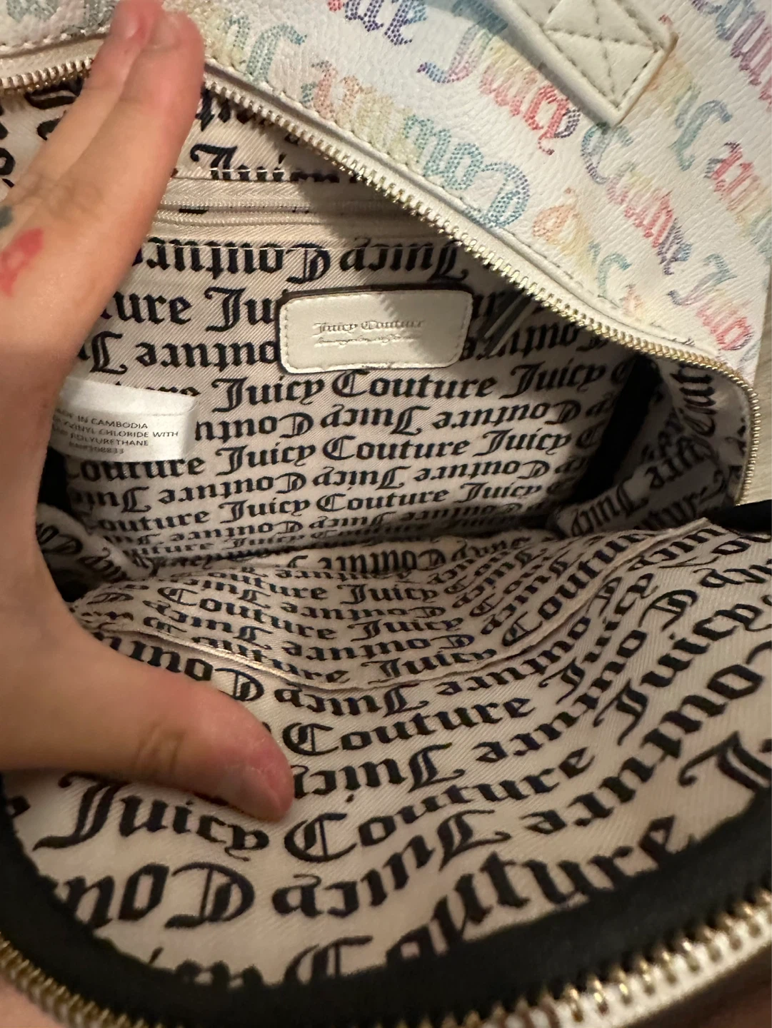 Juicy Couture Off the Chain Backpack Rainbow - photo 4