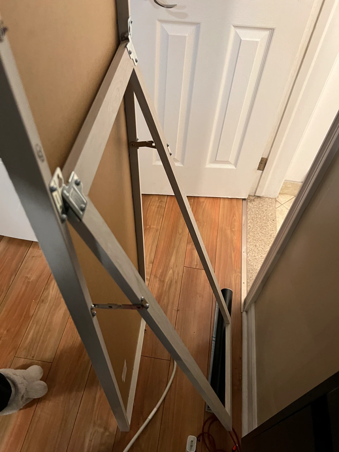 White Framed Full Length Mirror