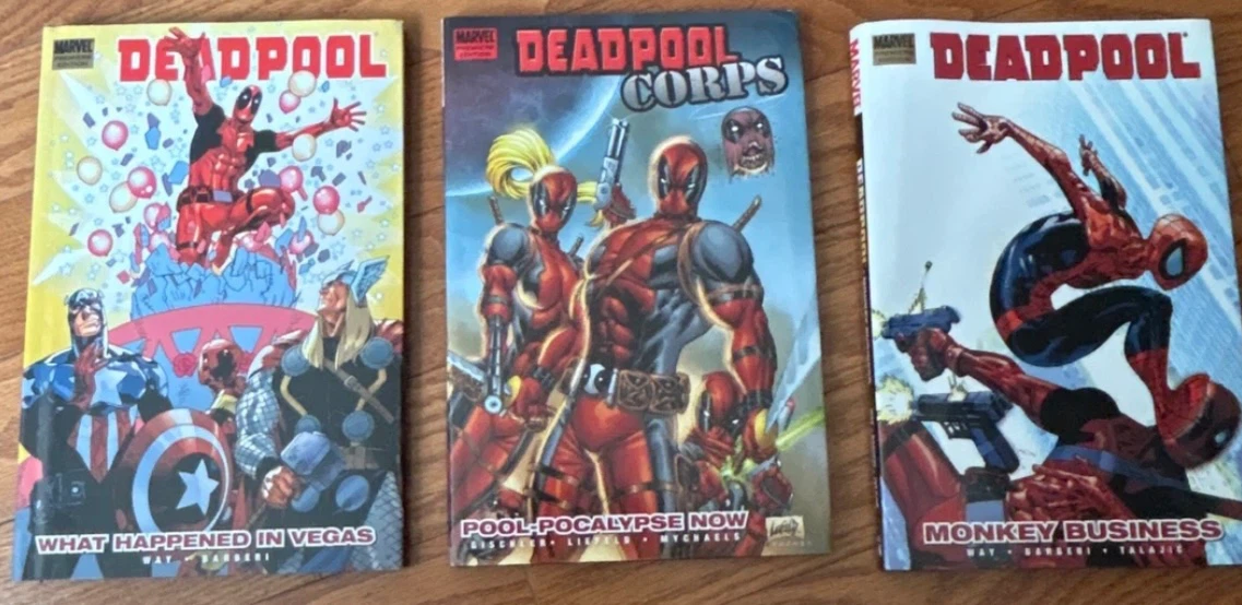 3 - Deadpool Premier Edition Comics - Bundle of 3