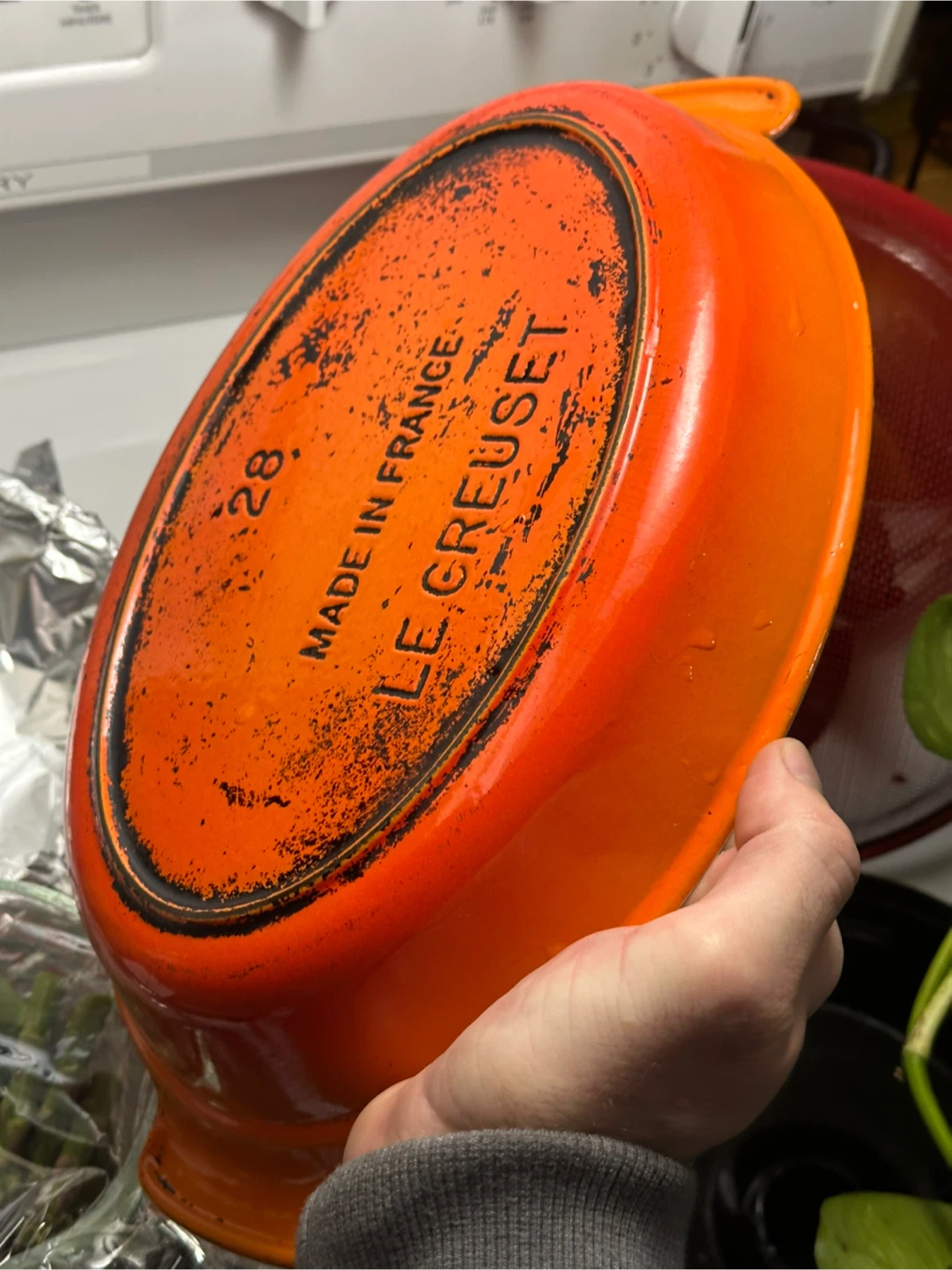le creuset 28 flame ware - photo 2