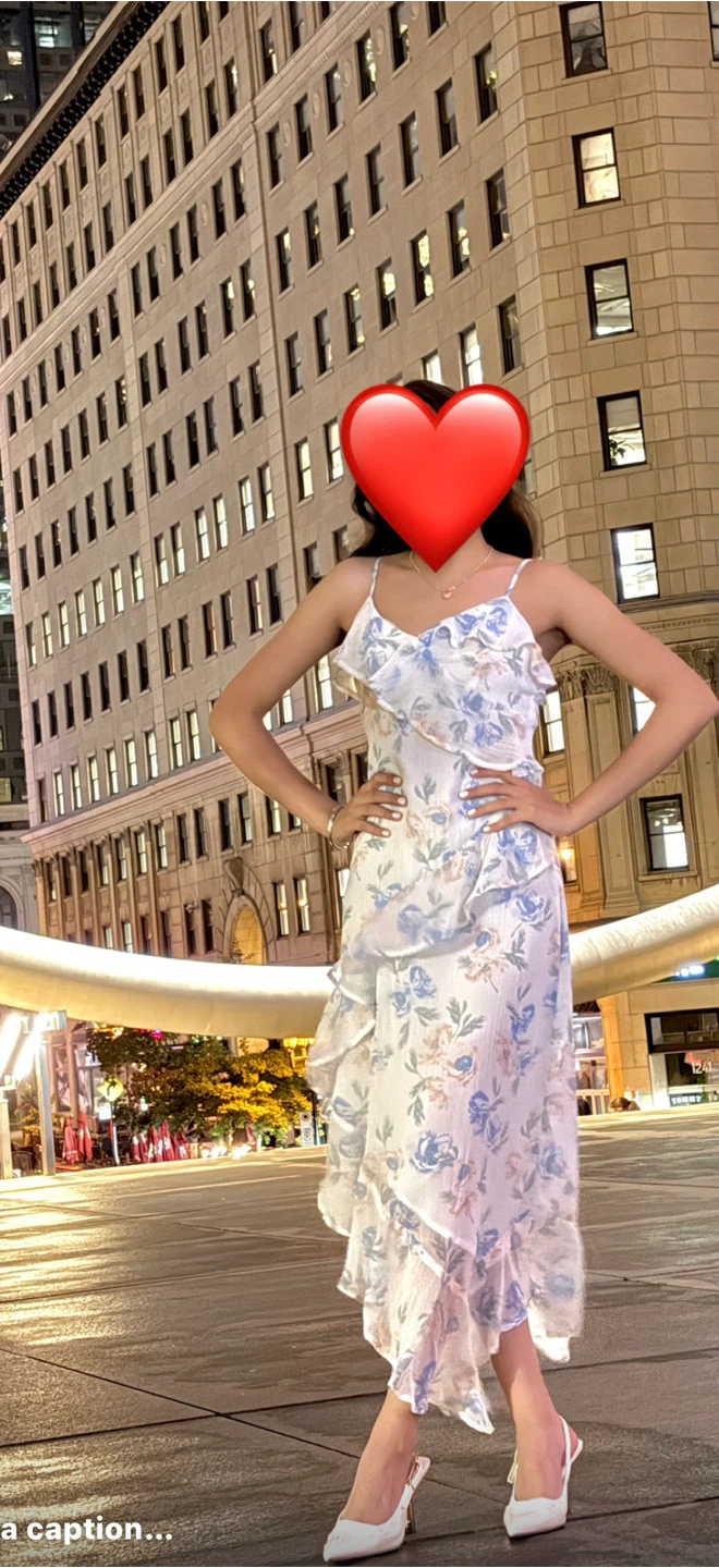 Floral Print Ruffle Dress