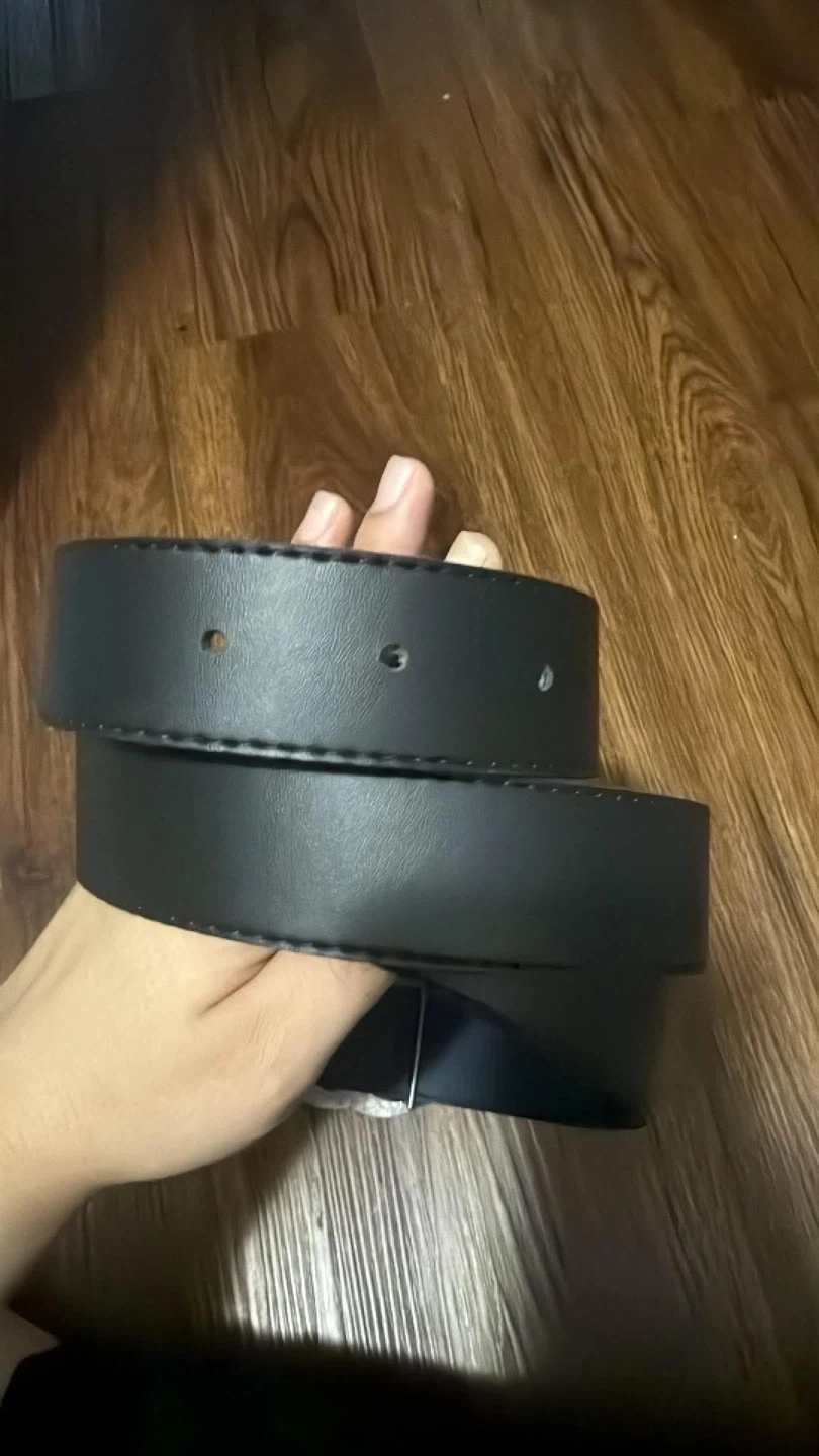 Black Belt with Silver Snake Buckle - photo 2