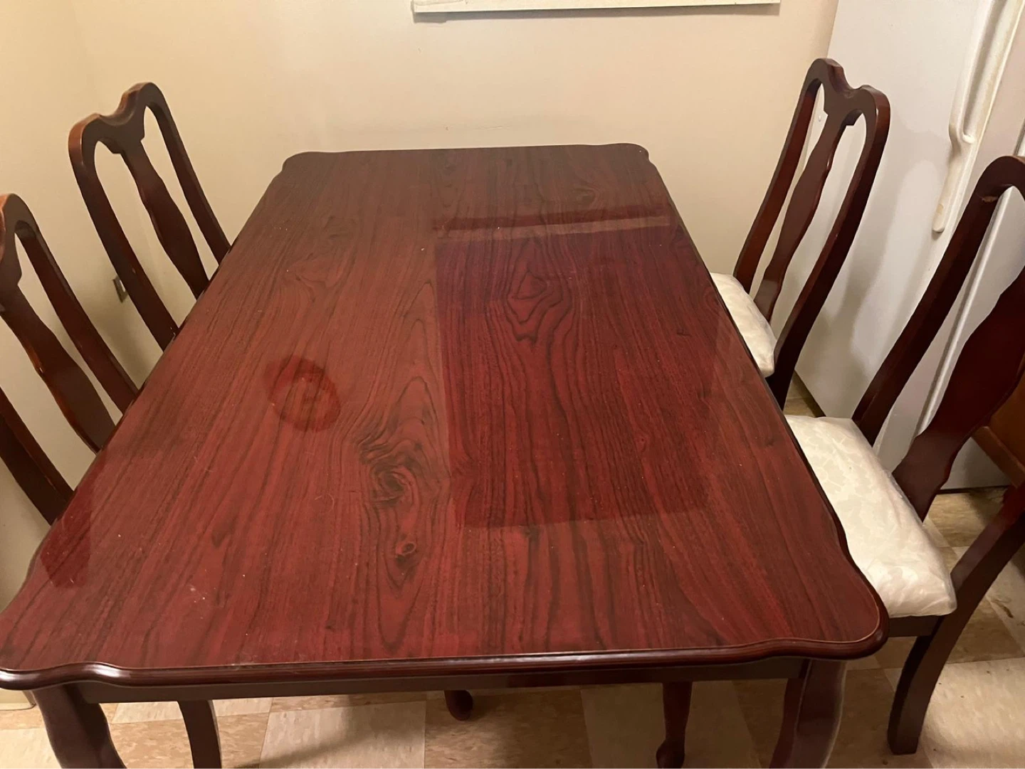 Wooden Dining Table and Chairs Set