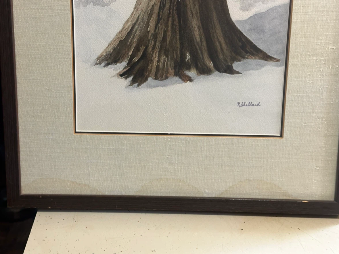 Original Rita Shellard Watercolor - Maple Tapping Scene - photo 2