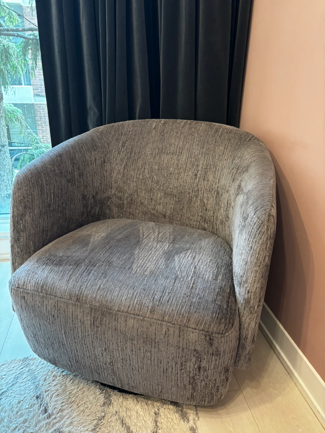 Grey Accent Chair from Structube