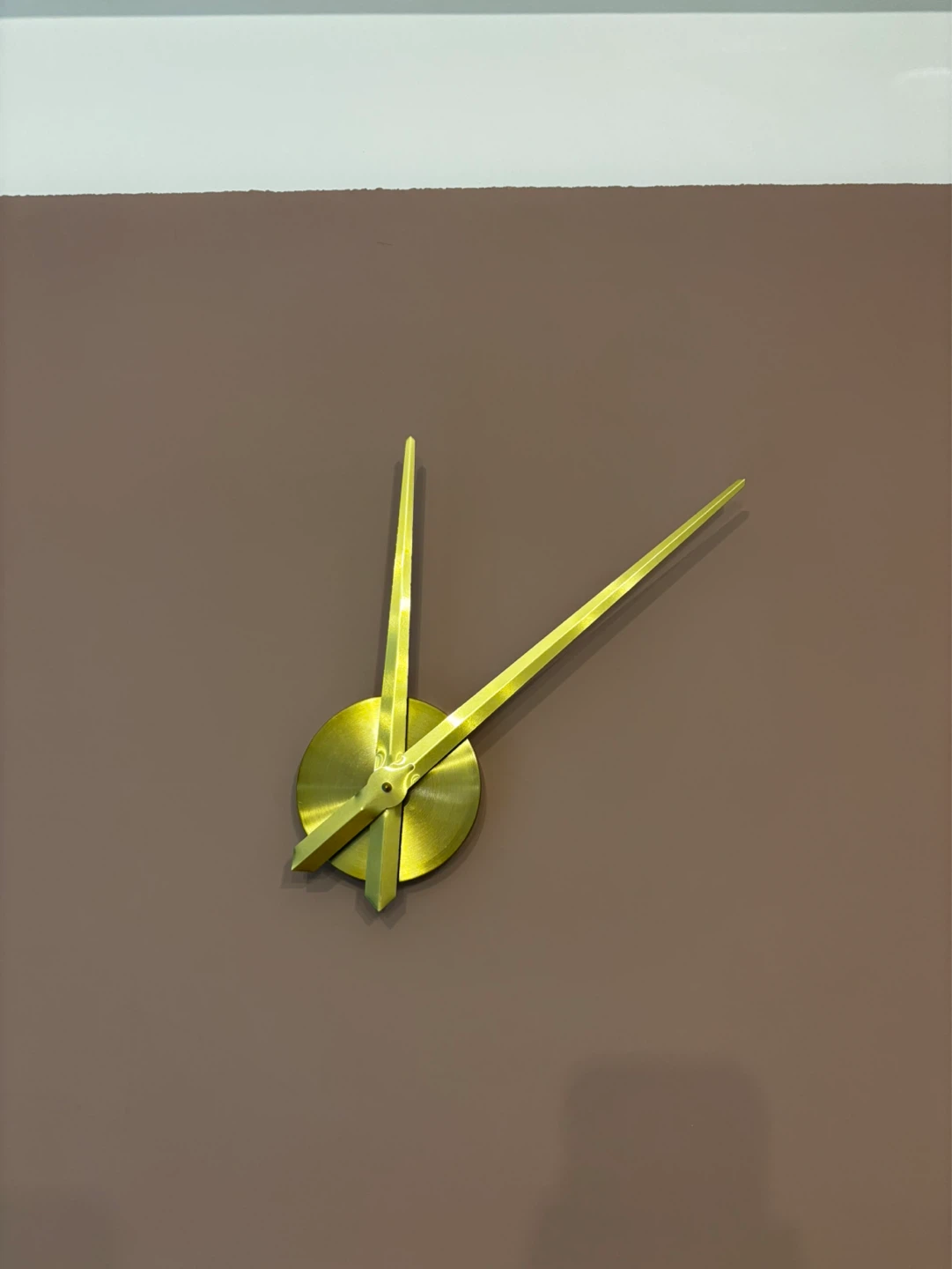 Gold Modern Wall Clock Hands