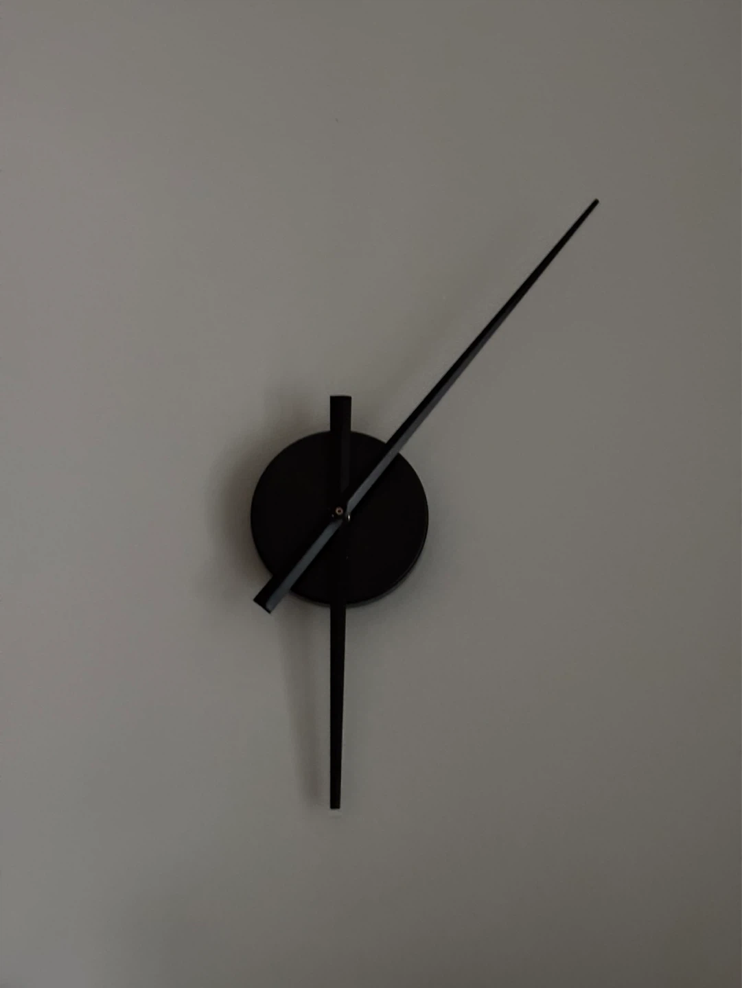 Modern Black Wall Clock