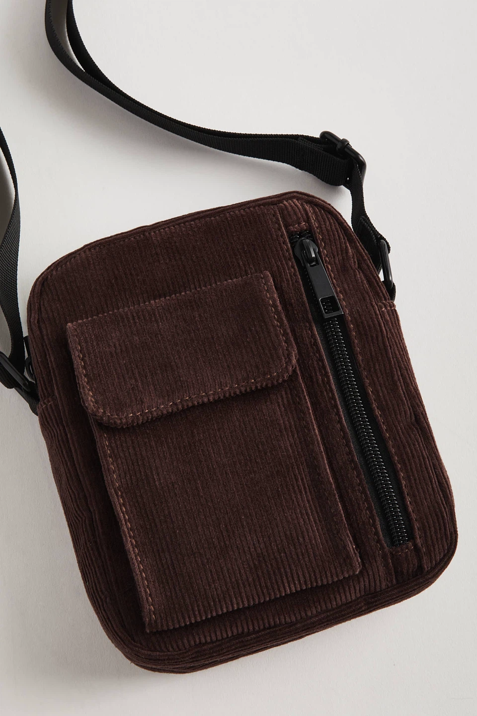 Urban Outfitters Corduroy Mini Messenger Bag - Brown - photo 3