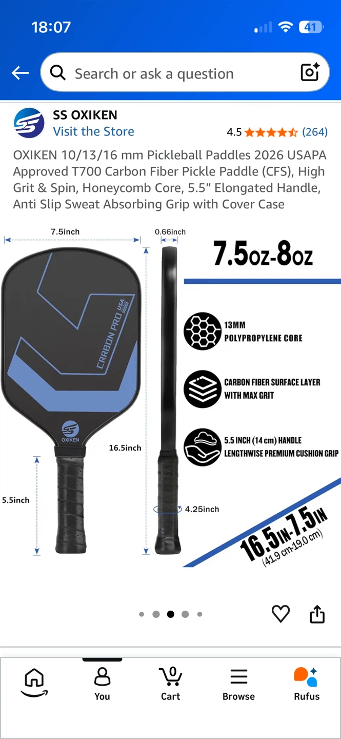 OXIKEN Pickleball Paddle - photo 4