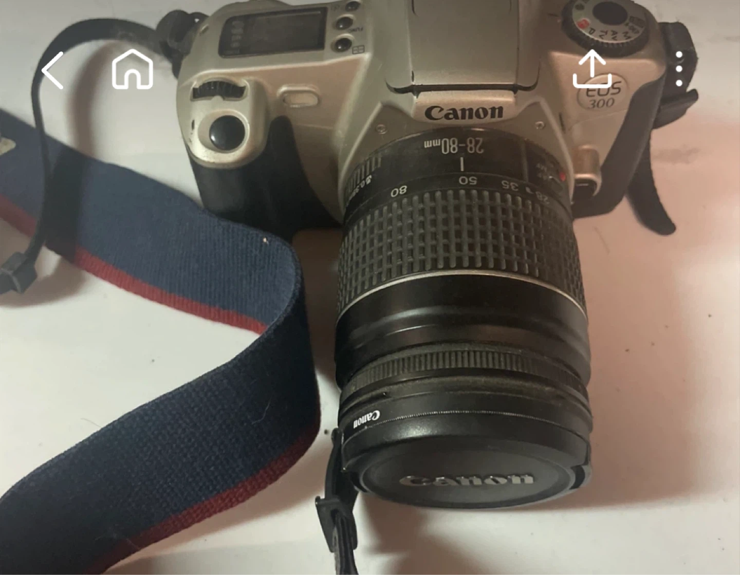Canon EOS 300 35mm Film Camera with 28-80mm Lens