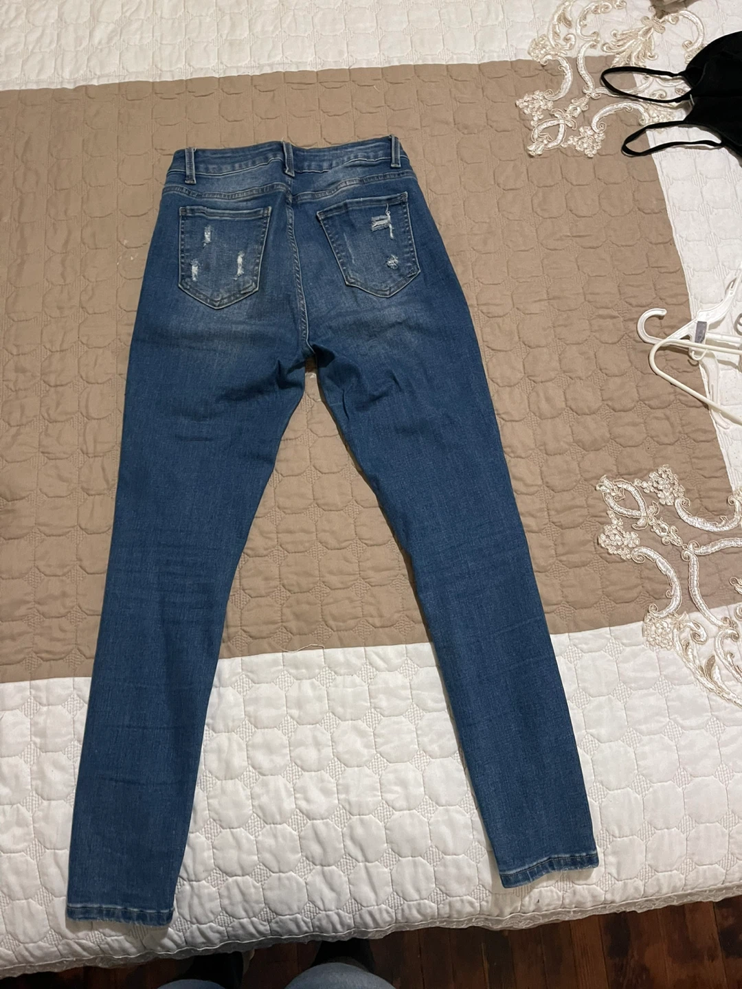 Blue Distressed Skinny Jeans - photo 2