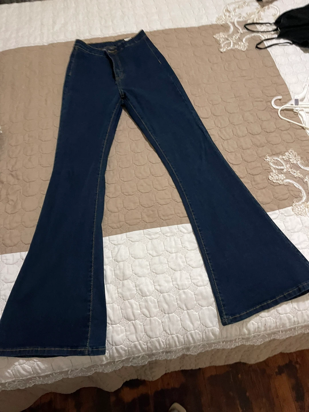 Dark Wash Bell Bottom Jeans