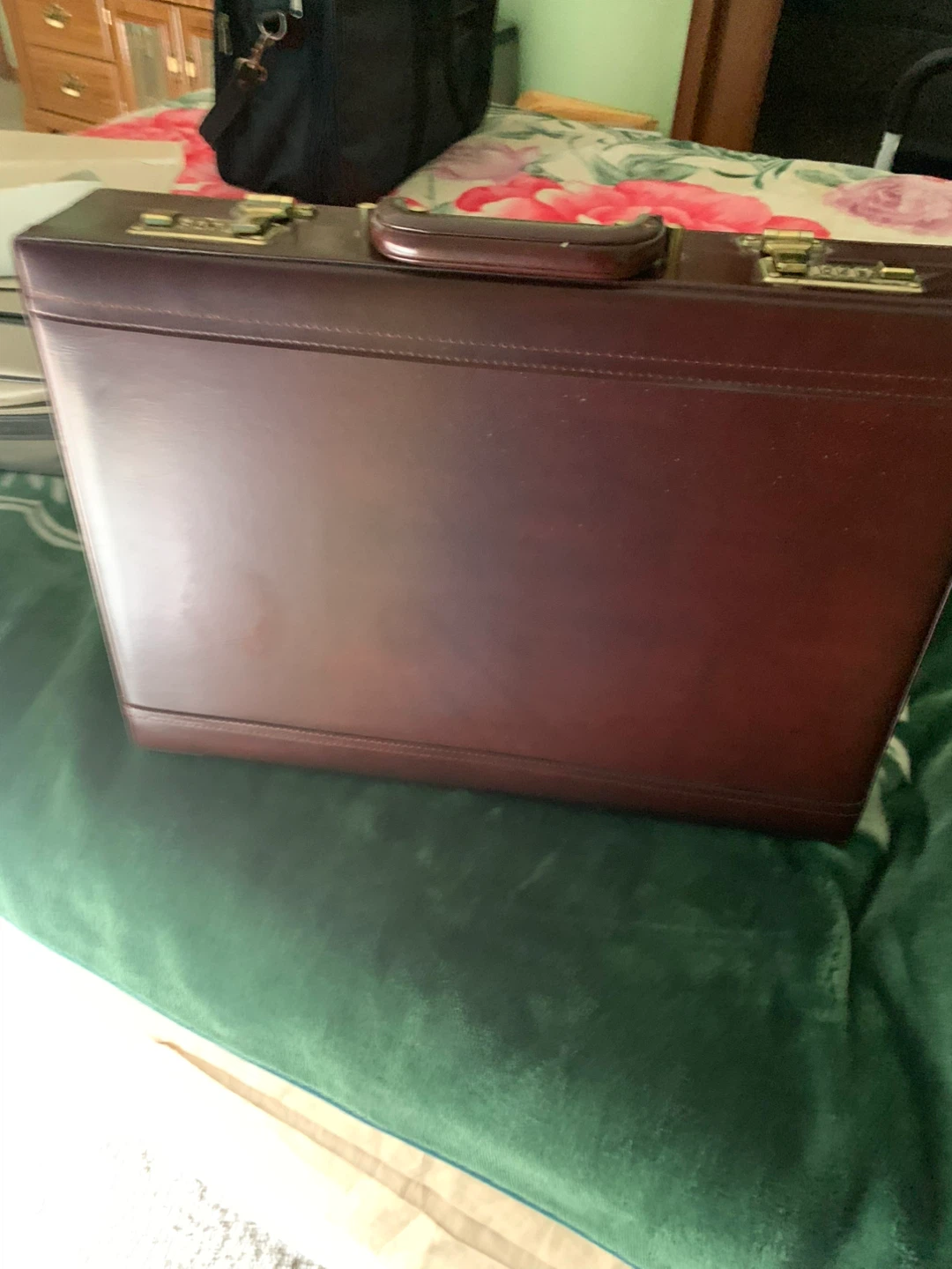 Brown office briefcase