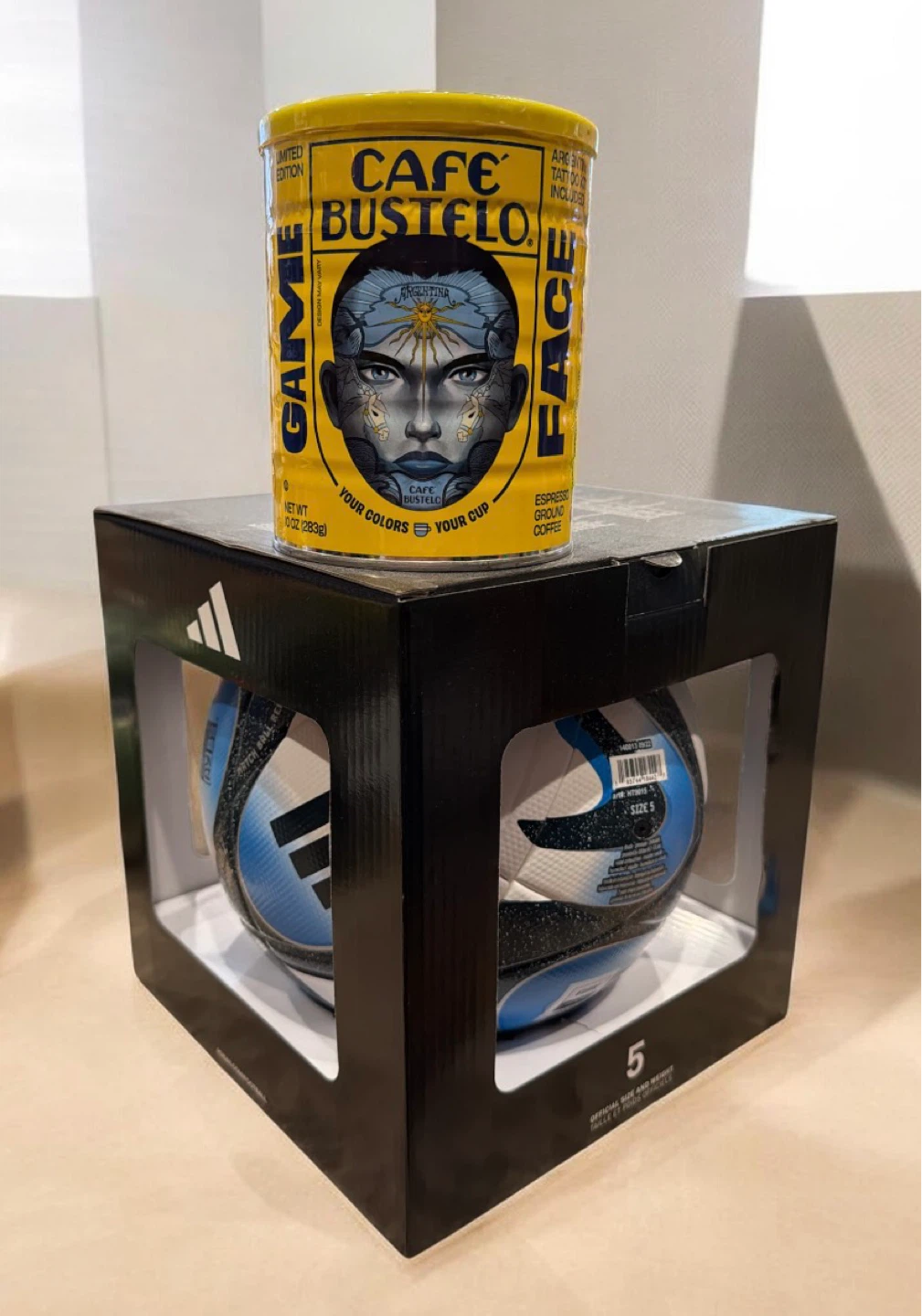 Cafe Bustelo Limited Edition & New Soccer Ball