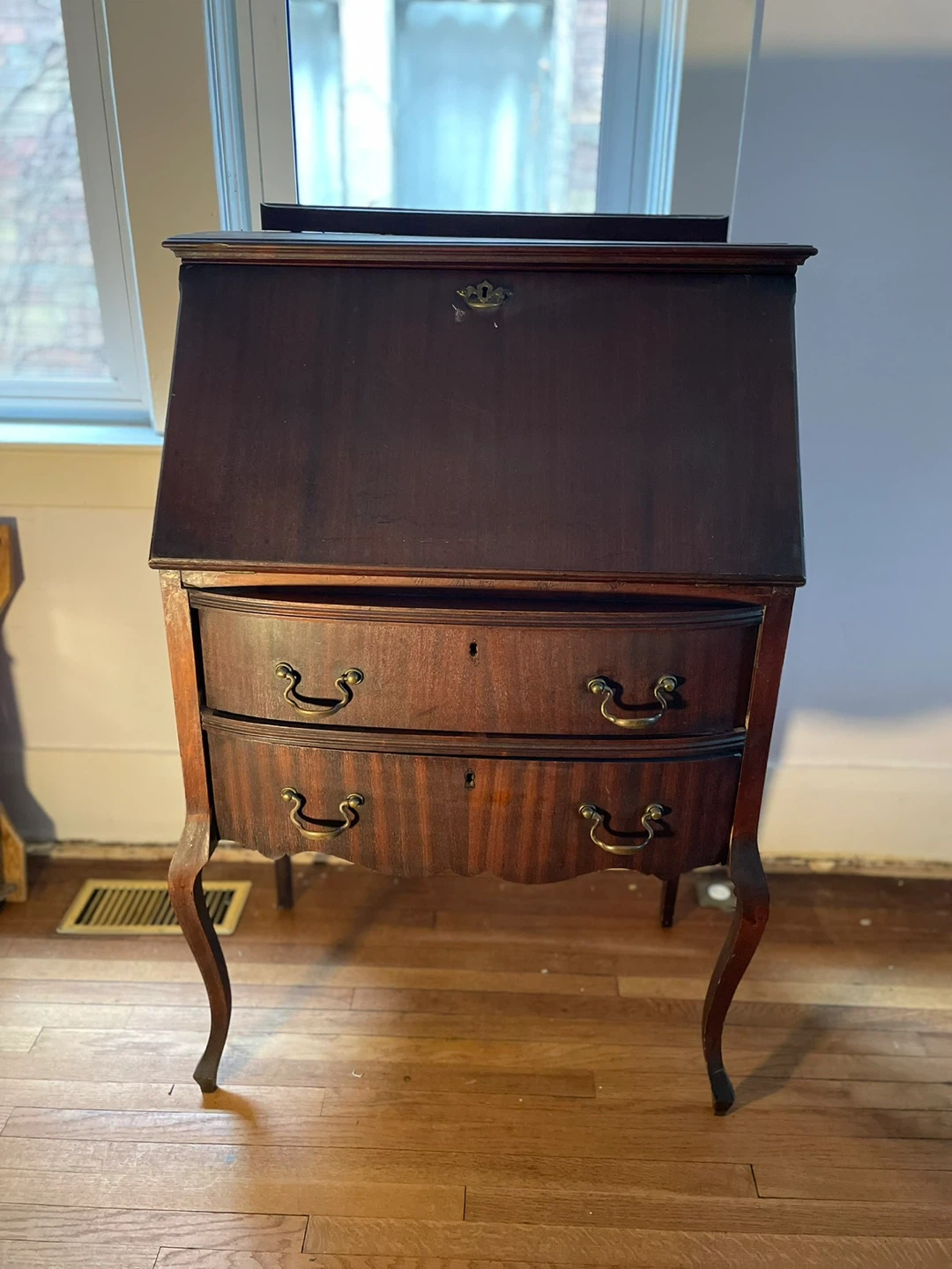 Antique Secretary Desk with Drawers - photo 2