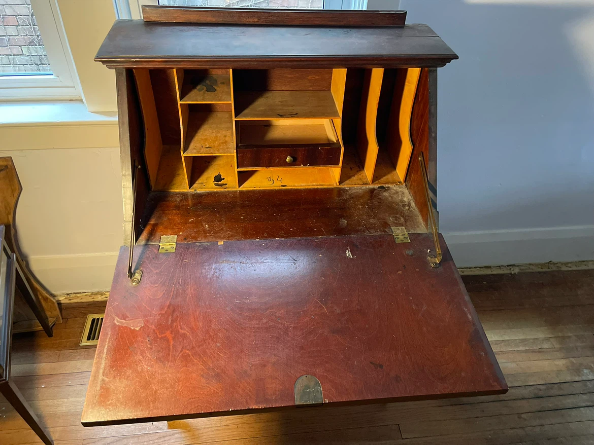 Antique Secretary Desk with Drawers - photo 3