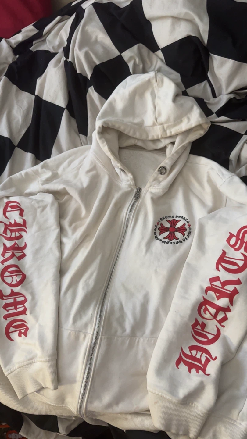 Chrome Hearts Zip-Up Hoodie