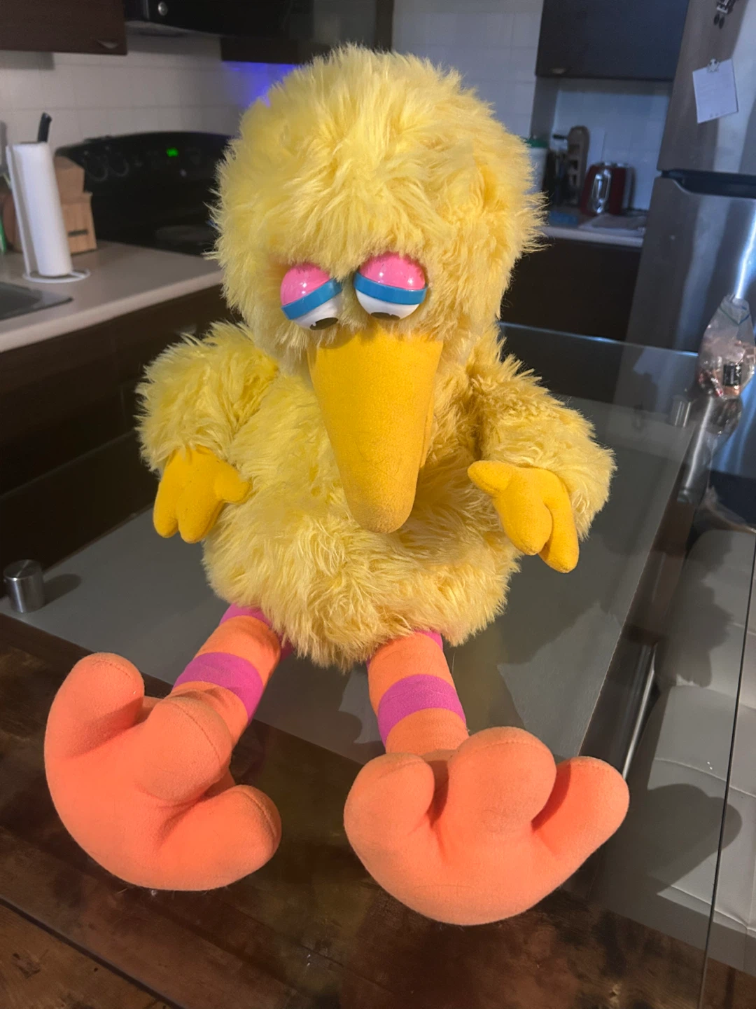 Large stuffed Big Bird