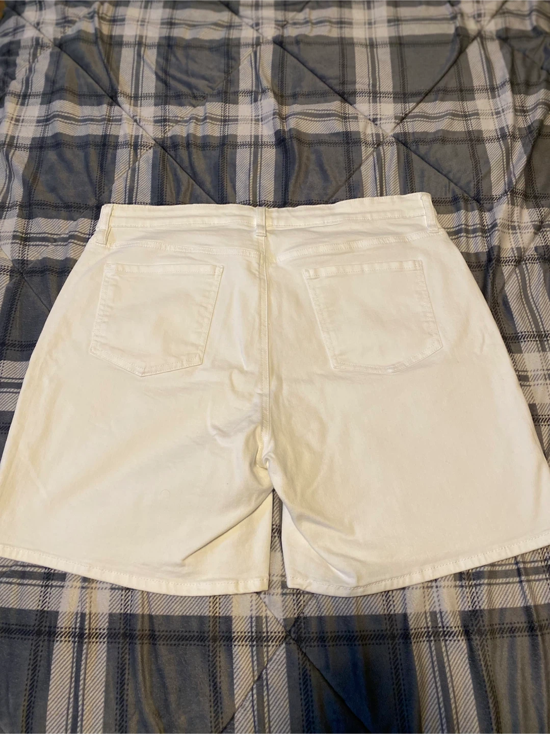 Buffalo David Bitton White Denim Shorts Size 14 - photo 4