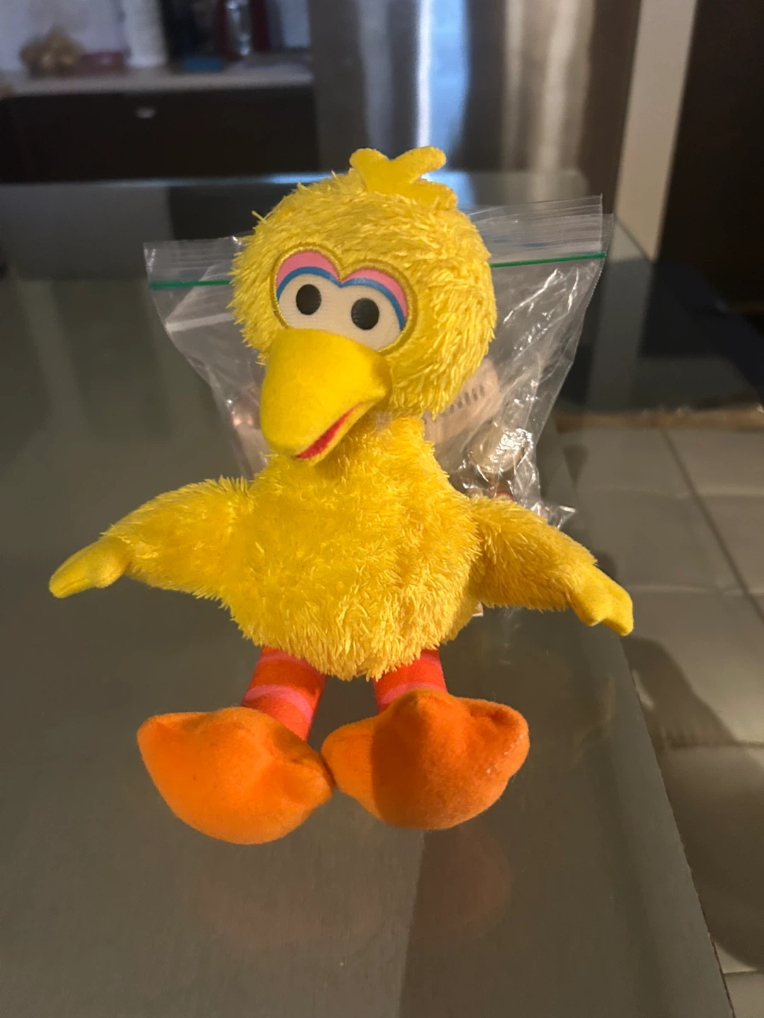 Small stuffed Big Bird