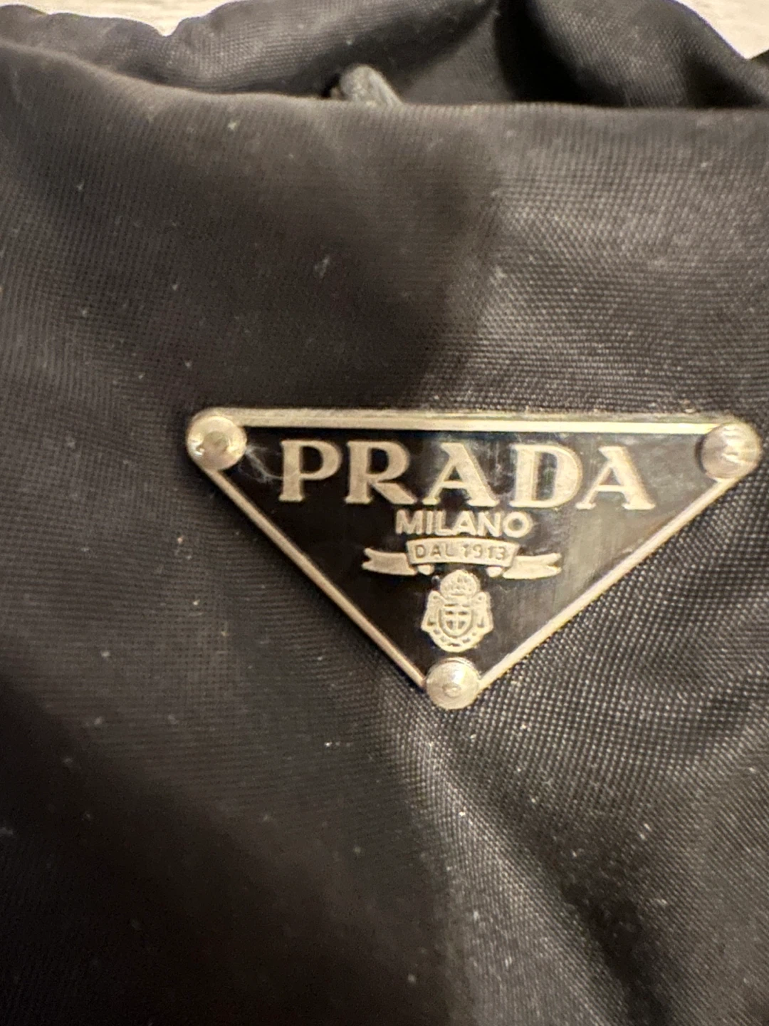 PRADA Vintage Black Nylon Leather Y2K Bag - photo 5