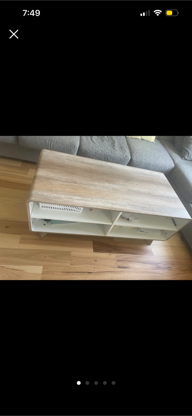 Structube Wooden Coffee Table and 2 side tables - photo 4