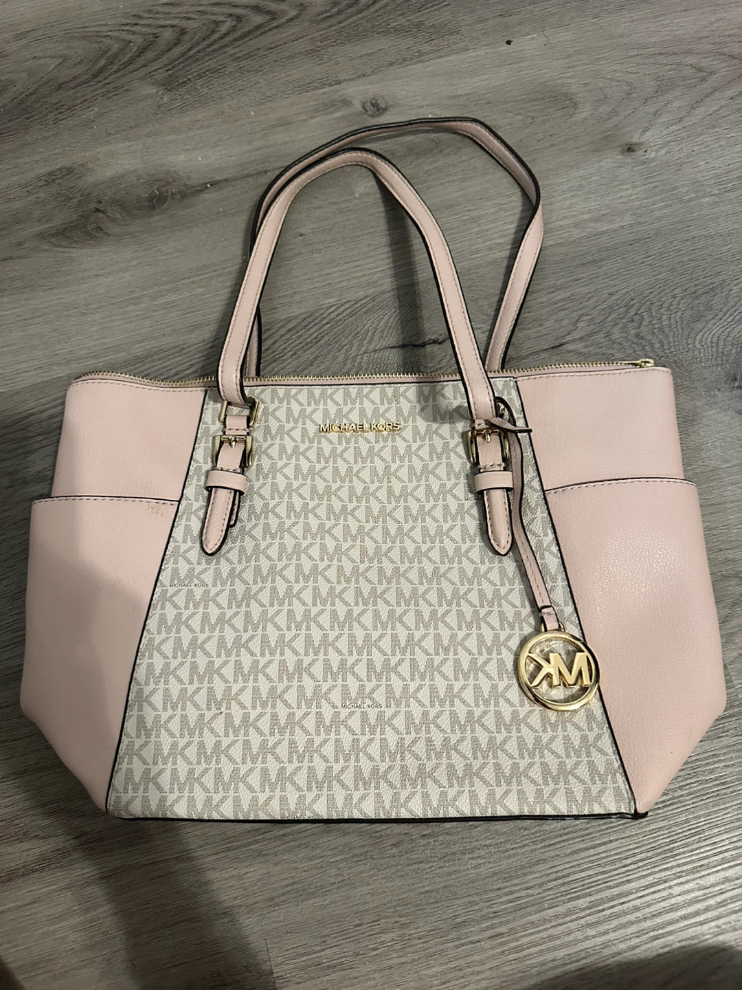 Michael Kors Jet Set Saffiano Leather Tote Pink - photo 2