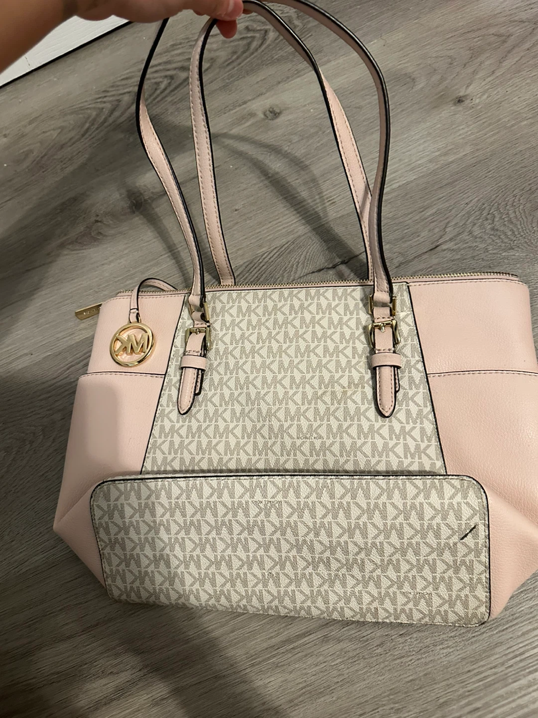 Michael Kors Jet Set Saffiano Leather Tote Pink - photo 5