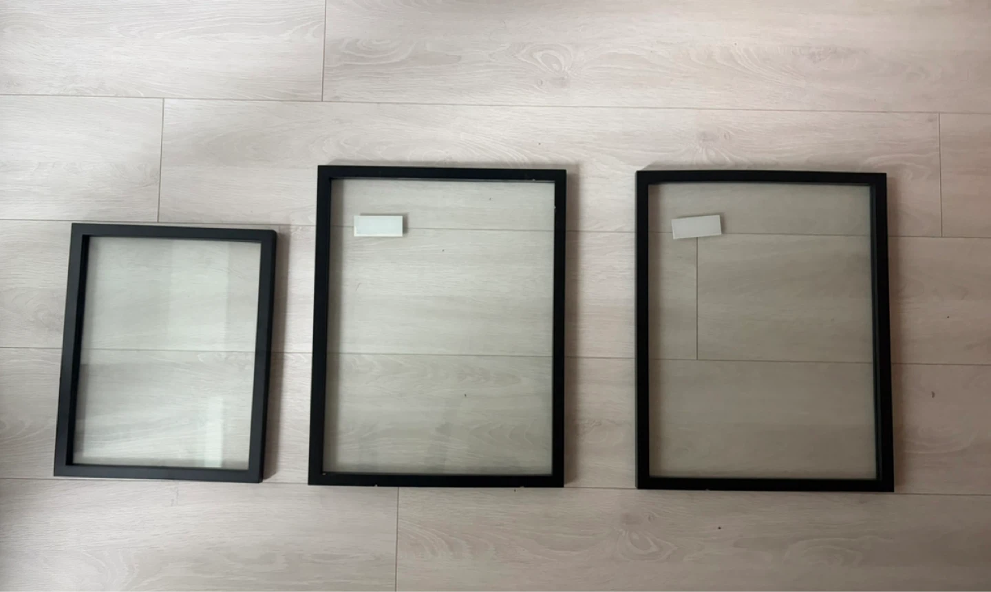 3 Modern Black Picture Frames Minimalist Gallery Wall