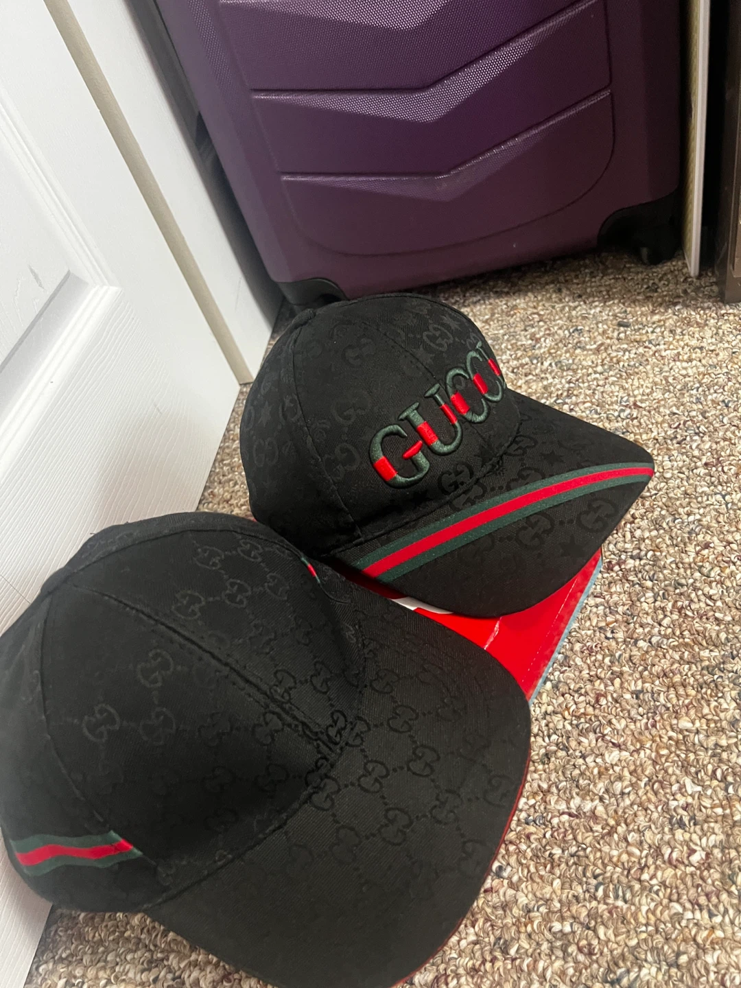 Black Gucci Baseball Cap