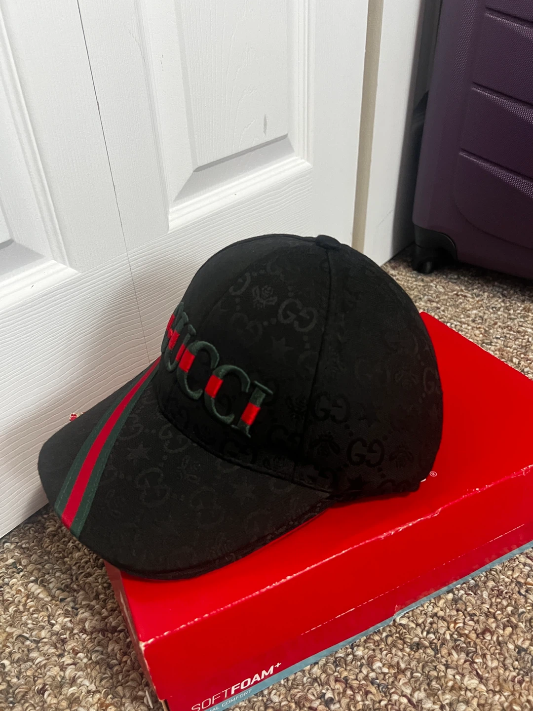 Black Gucci Baseball Cap - photo 5