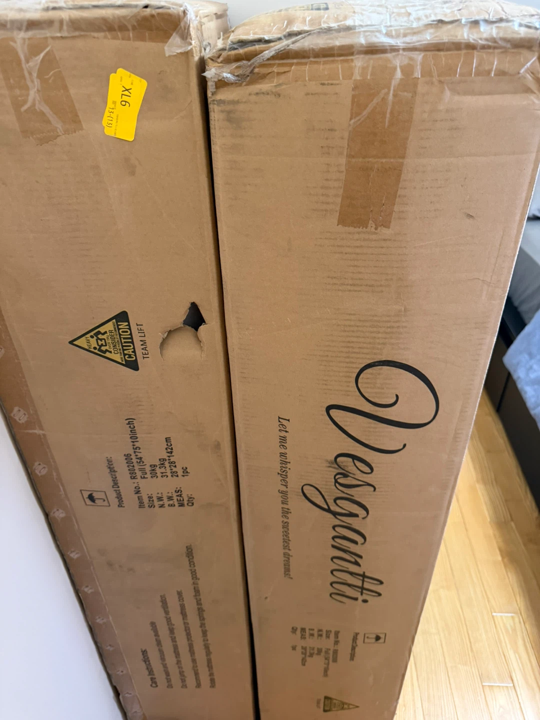 Vesganti Full Mattress Box Spring