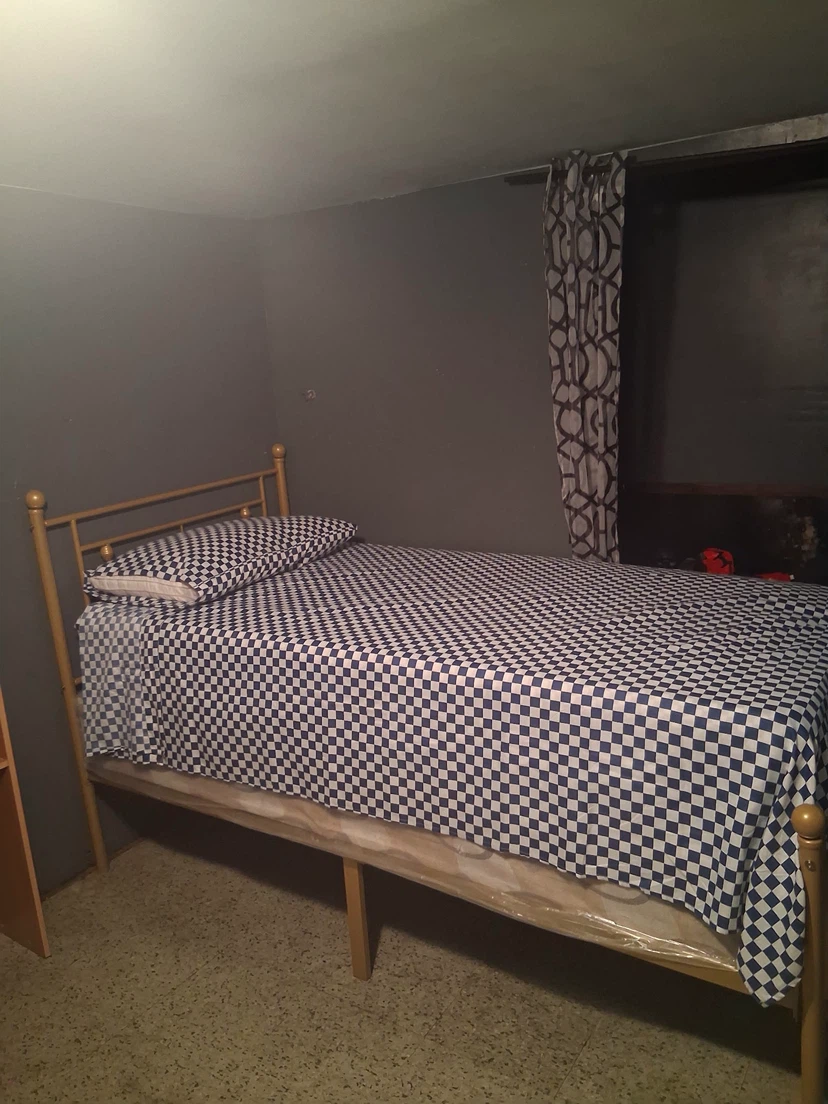 Twin Bed Frame with mattress - photo 2